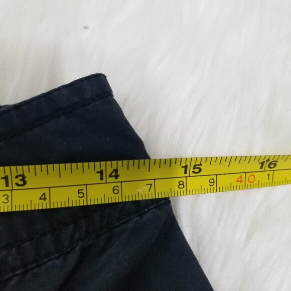 💕AN Sport | Black Bermuda Shorts Multi Pockets 2 Cotton - Picture 9 of 10